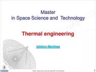 Thermal engineering