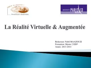la r alit virtuelle augment e