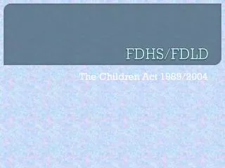 FDHS/FDLD