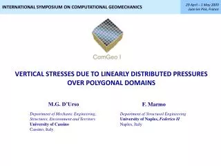 VERTICAL STRESSES DUE TO LINEARLY DISTRIBUTED PRESSURES OVER POLYGONAL DOMAINS