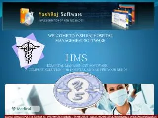 HMS HOSAPITAL MANAGEMENT SOFTWARE A COMPLET SOLUTION FOR HOSPITAL AND AS PER YOUR NEEDS