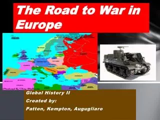 The Road to War in Europe