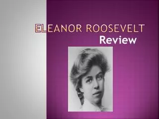eleanor roosevelt