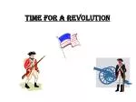 Time for a Revolution - slide 1