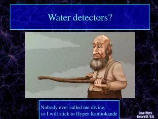 Water detectors?