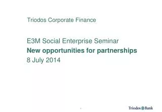 Triodos Corporate Finance