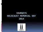 Journeys Holocaust Memorial Day 2014
