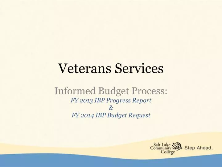 veterans services