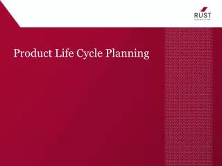 Product Life Cycle Planning