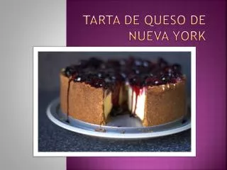 tarta de queso de nueva york