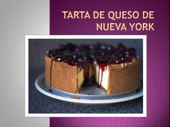 tarta de queso de nueva york