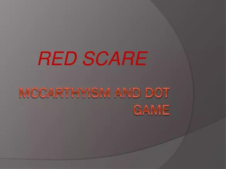 red scare