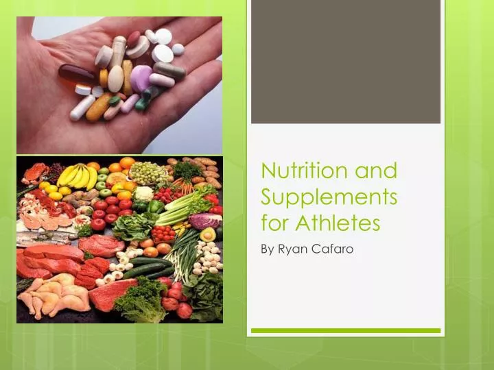 nutrition and supplements for athletes