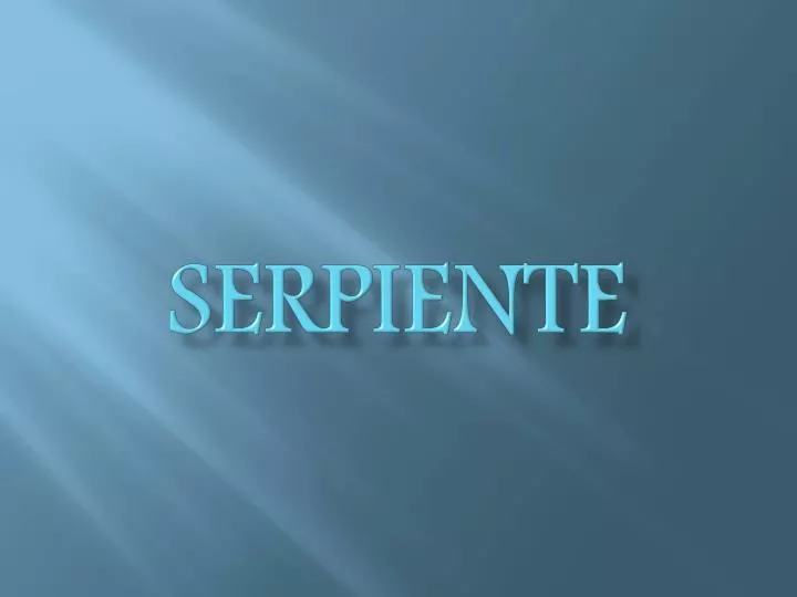 serpiente