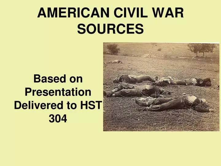 american civil war sources