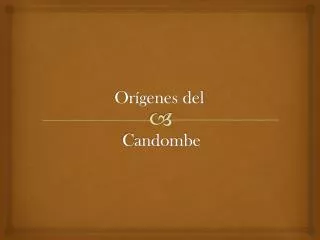 or genes del candombe