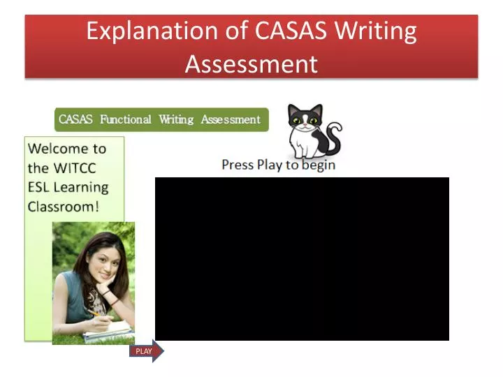 explanation of casas writing assessment