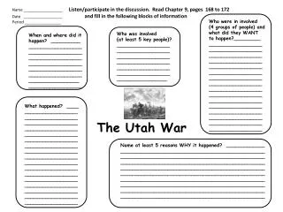 The Utah War