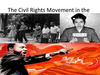 The Civil Rights Movement in the 1950s