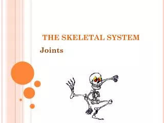 THE SKELETAL SYSTEM
