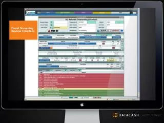 Fraud Screening Review Interface