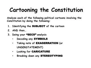 Cartooning the Constitution