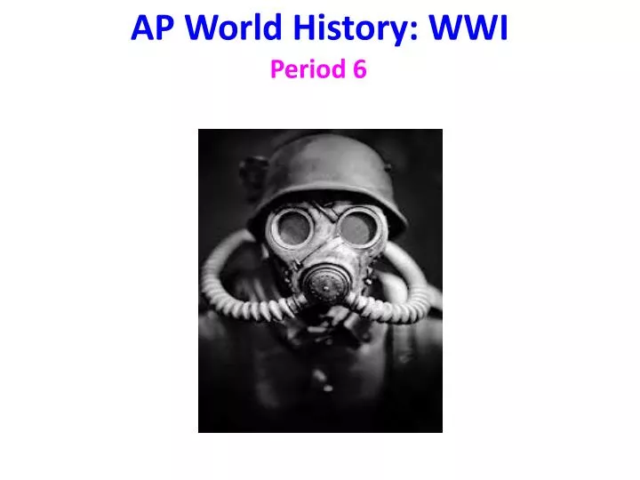 ap world history wwi