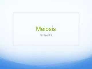 meiosis