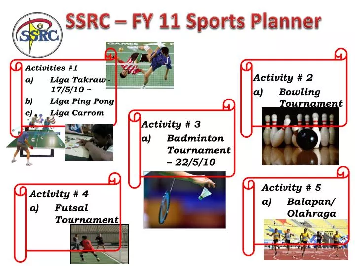 ssrc fy 11 sports planner