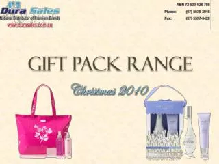Gift Pack Range