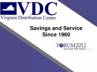 Savings and Service Since 1960
