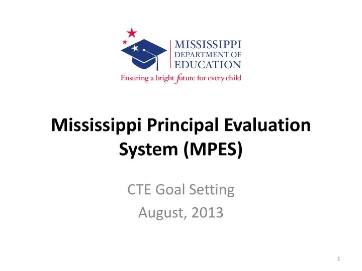 mississippi principal evaluation system mpes