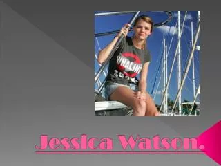 Jessica Watson.