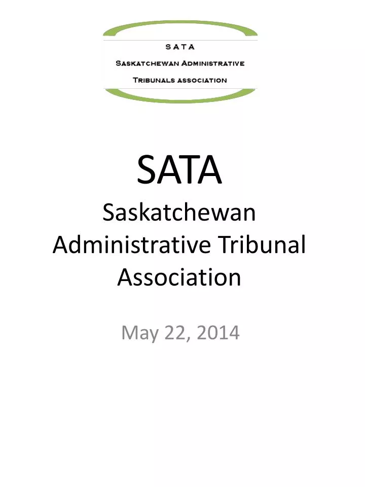 sata saskatchewan administrative tribunal association