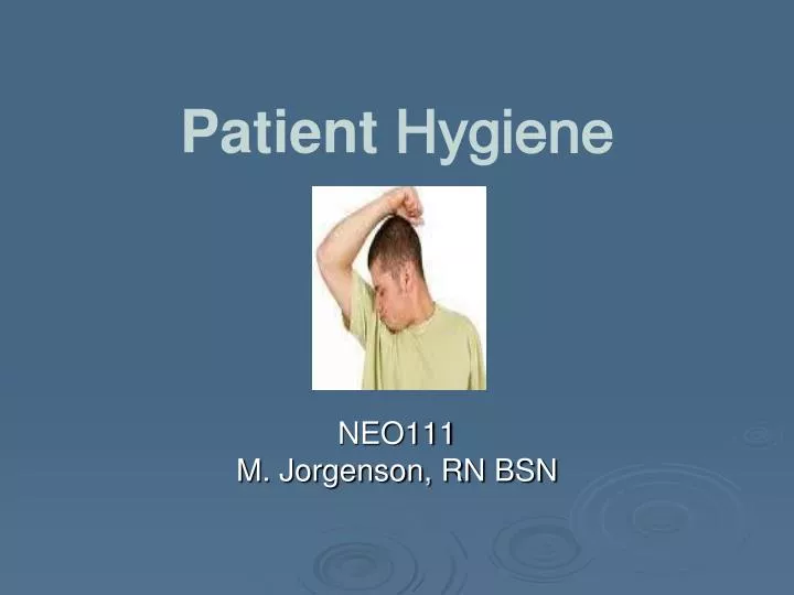 patient hygiene