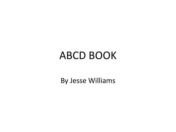 abcd book