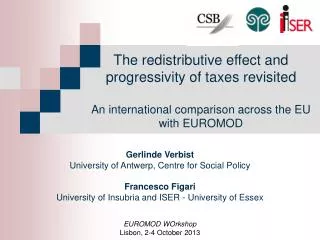 The redistributive effect and progressivity of taxes revisited