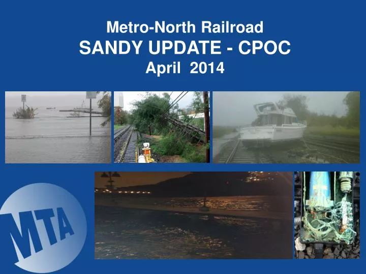 metro north railroad sandy update cpoc april 2014