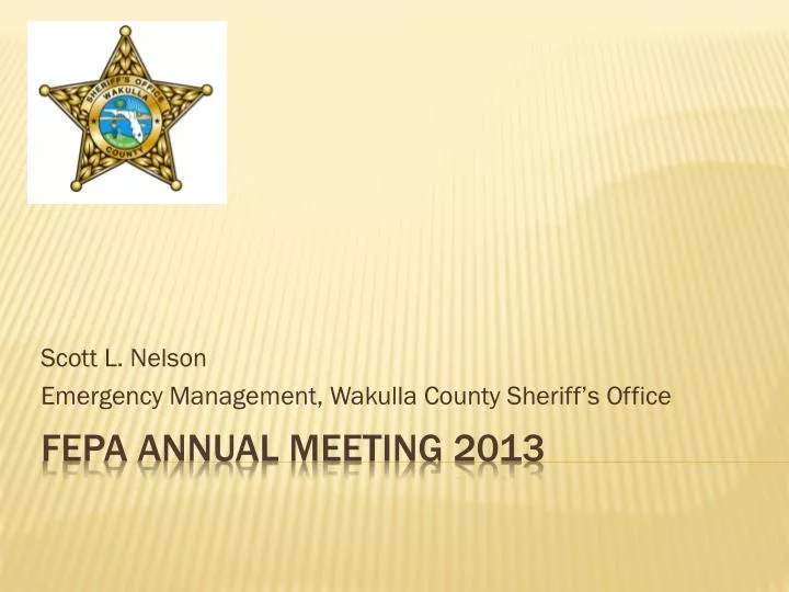 scott l nelson emergency management wakulla county sheriff s office