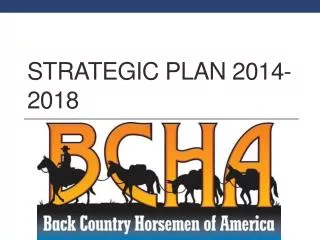Strategic Plan 2014-2018
