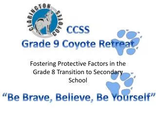 Fostering Protective Factors in the Grade 8 Transition to Secondary School