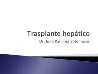 trasplante hep tico