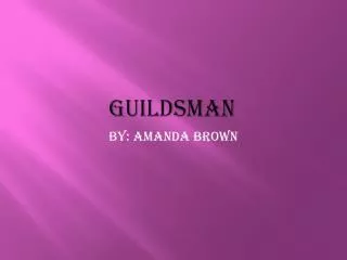 Guildsman