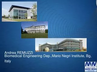 Biomedical Engineering Dep .,Mario Negri Institute, Bg , Italy