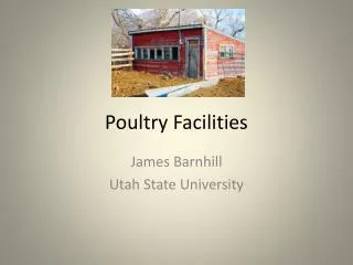 Poultry Facilities
