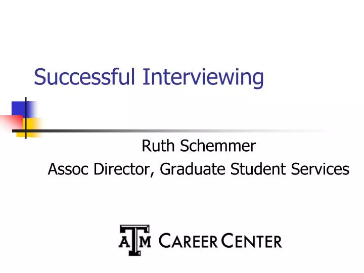 successful interviewing