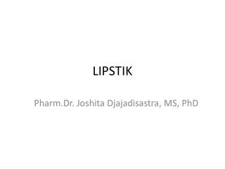 lipstik