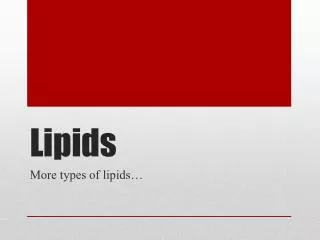 lipids