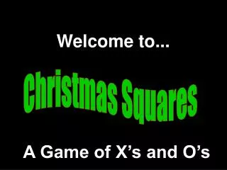 Christmas Squares