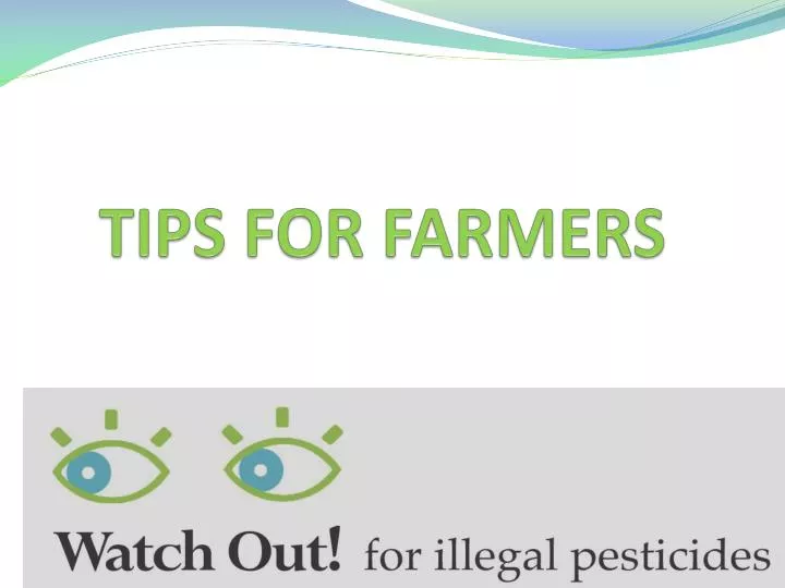 tips for farmers